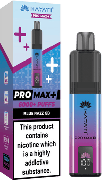 Hayati Pro Max Plus 6000 Vape Kit – 6000 Puff Rechargeable Prefilled Pod Device - Noble Vape