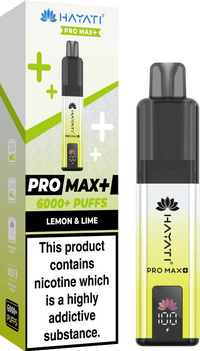 Hayati Pro Max Plus 6000 Vape Kit – 6000 Puff Rechargeable Prefilled Pod Device - Noble Vape