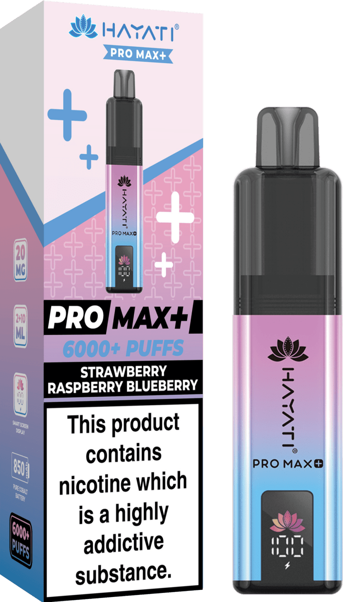 Hayati Pro Max Plus 6000 Vape Kit – 6000 Puff Rechargeable Prefilled Pod Device - Noble Vape