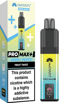 Hayati Pro Max Plus 6000 Vape Kit – 6000 Puff Rechargeable Prefilled Pod Device - Noble Vape