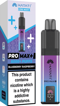 Hayati Pro Max Plus 6000 Vape Kit – 6000 Puff Rechargeable Prefilled Pod Device - Noble Vape