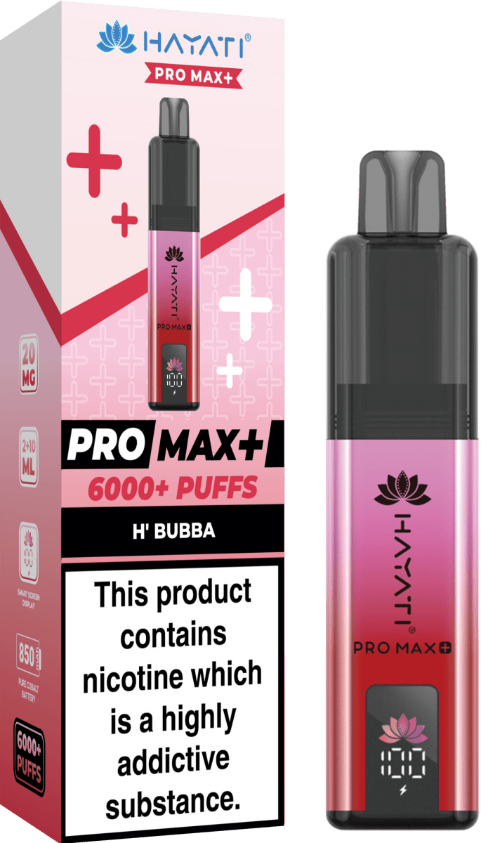 Hayati Pro Max Plus 6000 Vape Kit – 6000 Puff Rechargeable Prefilled Pod Device - Noble Vape