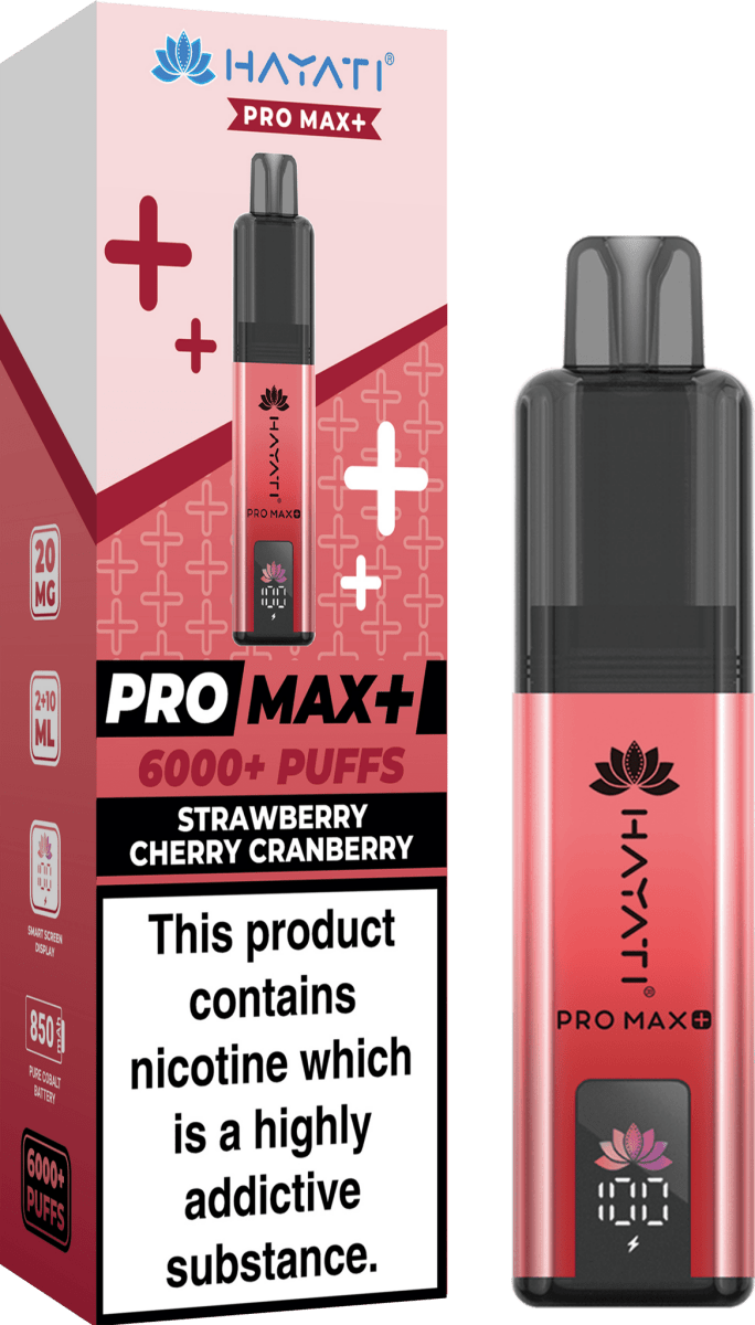 Hayati Pro Max Plus 6000 Vape Kit – 6000 Puff Rechargeable Prefilled Pod Device - Noble Vape