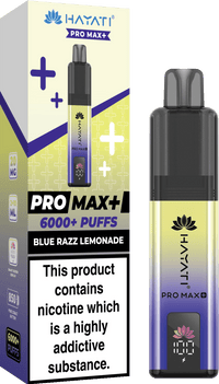 Hayati Pro Max Plus 6000 Vape Kit – 6000 Puff Rechargeable Prefilled Pod Device - Noble Vape