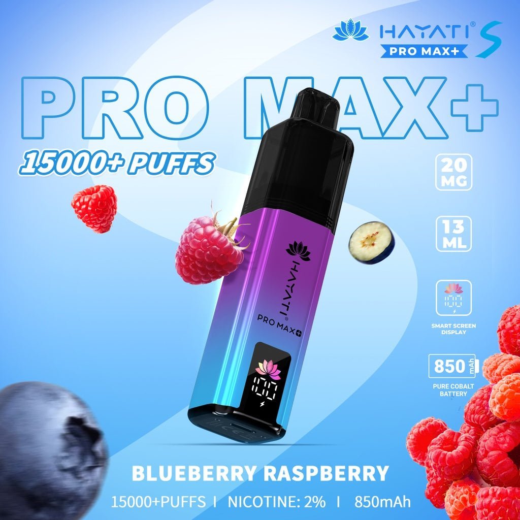 Hayati Pro Max S Plus 15K Pod Vape Kit – Rechargeable 15000 Puff Device UK - Noble Vape