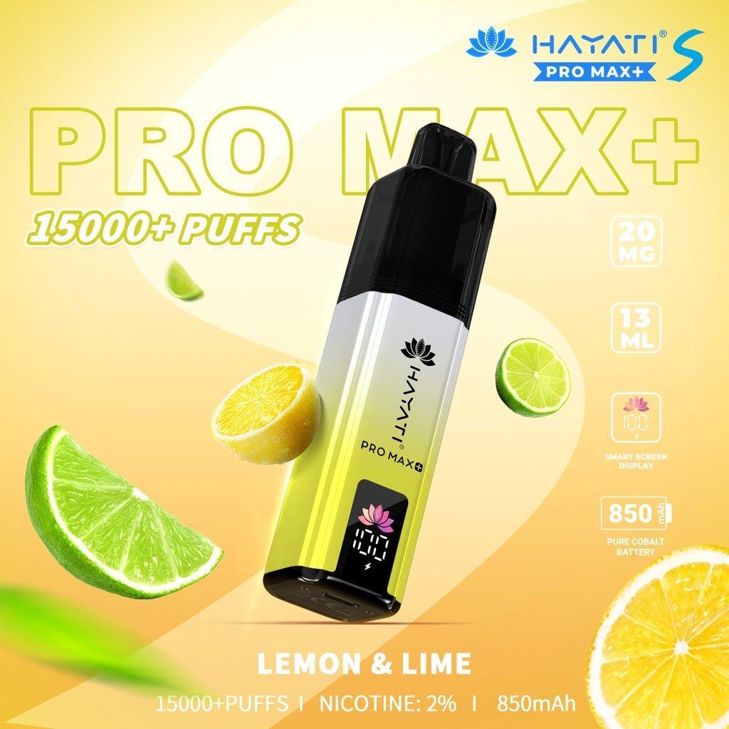 Hayati Pro Max S Plus 15K Pod Vape Kit – Rechargeable 15000 Puff Device UK - Noble Vape