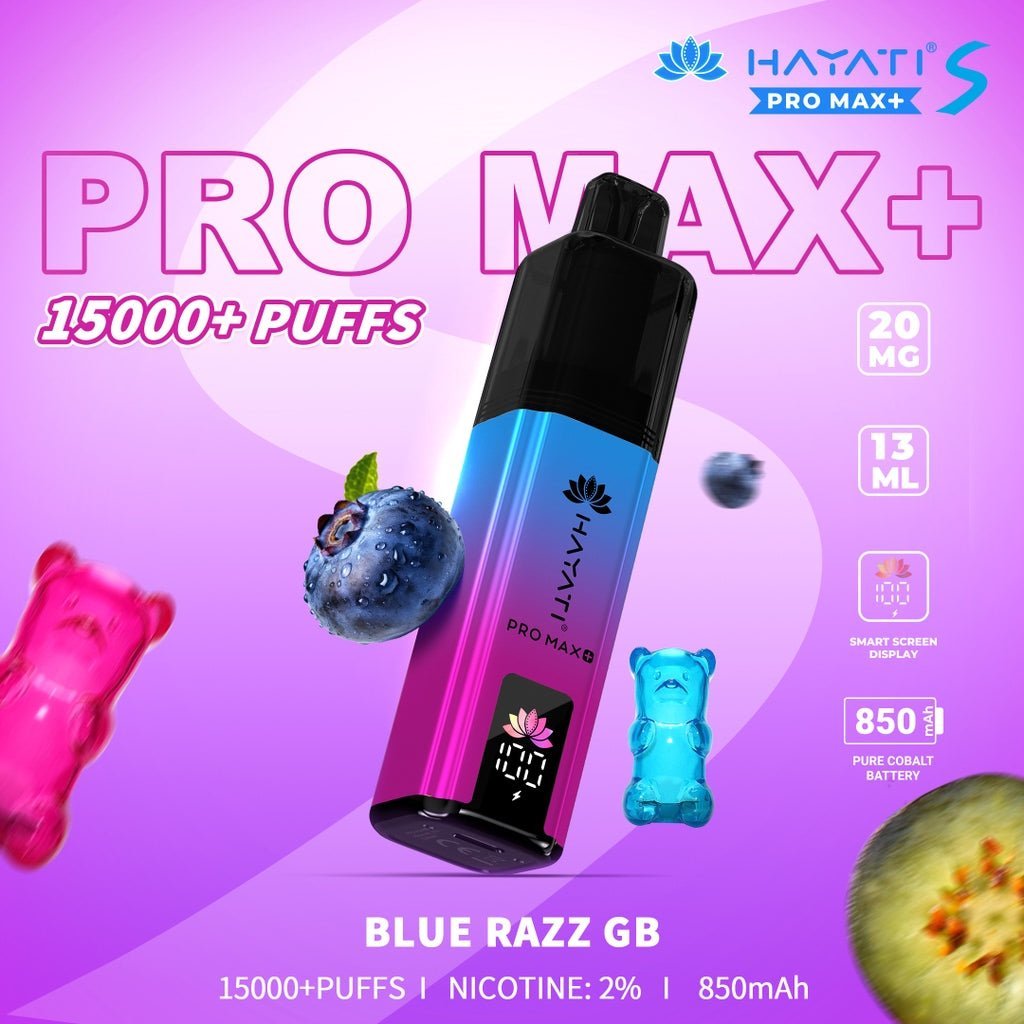 Hayati Pro Max S Plus 15K Pod Vape Kit – Rechargeable 15000 Puff Device UK - Noble Vape