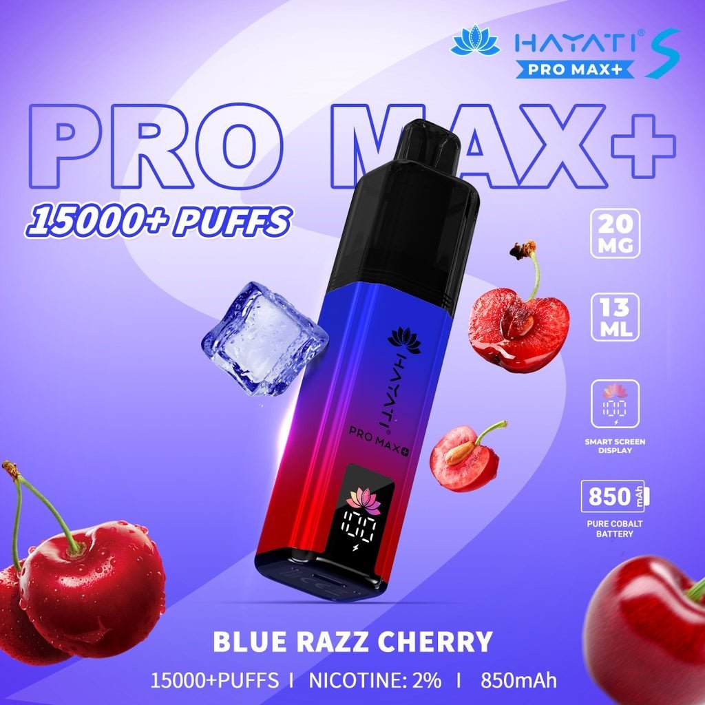 Hayati Pro Max S Plus 15K Pod Vape Kit – Rechargeable 15000 Puff Device UK - Noble Vape