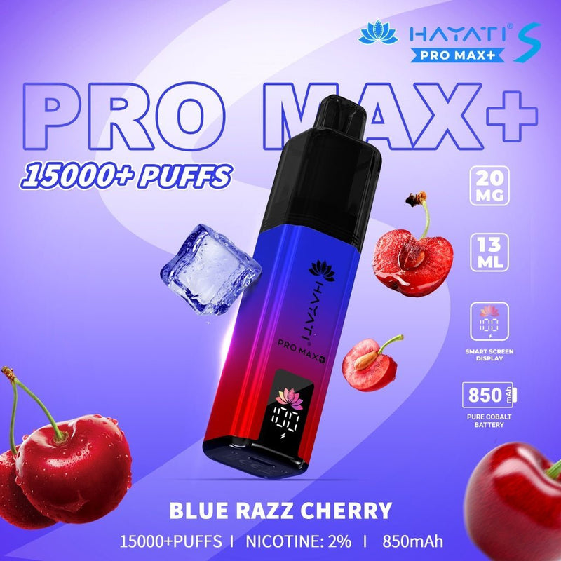 Hayati Pro Max S Plus 15K Pod Vape Kit – Rechargeable 15000 Puff Device UK