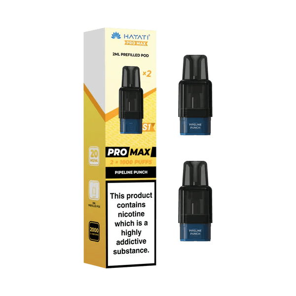 Hayati Pro Max S1 1000 Prefilled Pods – Rechargeable Pod Vape System UK - Noble Vape