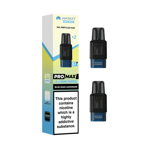 Hayati Pro Max S1 1000 Prefilled Pods – Rechargeable Pod Vape System UK - Noble Vape