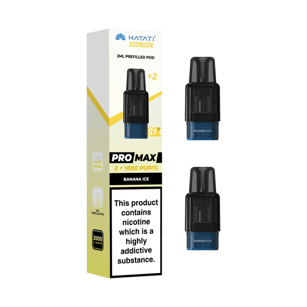 Hayati Pro Max S1 1000 Prefilled Pods – Rechargeable Pod Vape System UK - Noble Vape