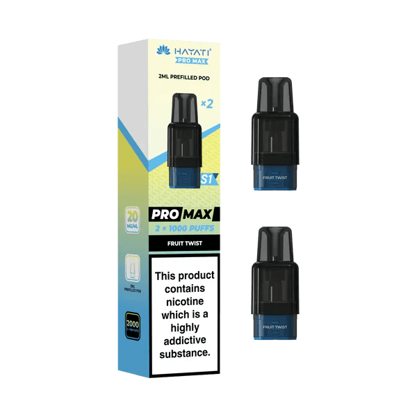Hayati Pro Max S1 1000 Prefilled Pods – Rechargeable Pod Vape System UK - Noble Vape
