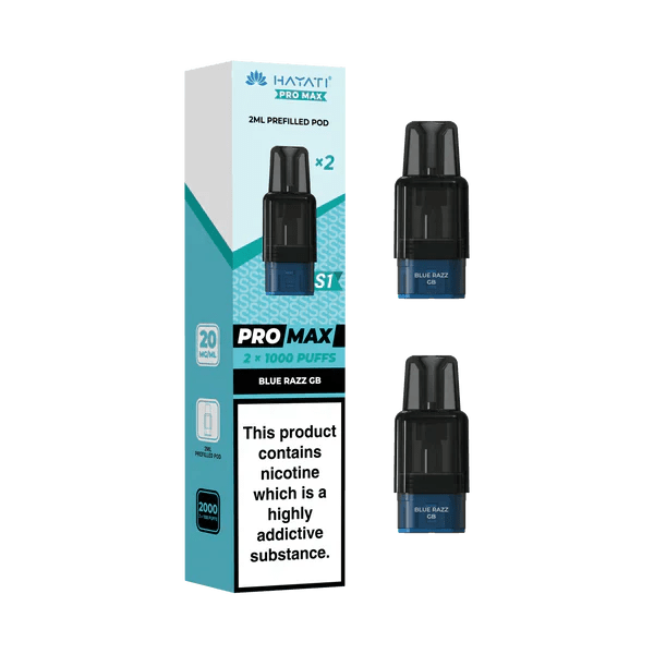 Hayati Pro Max S1 1000 Prefilled Pods – Rechargeable Pod Vape System UK - Noble Vape