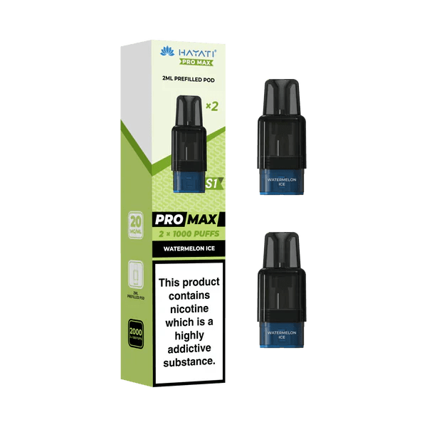 Hayati Pro Max S1 1000 Prefilled Pods – Rechargeable Pod Vape System UK - Noble Vape
