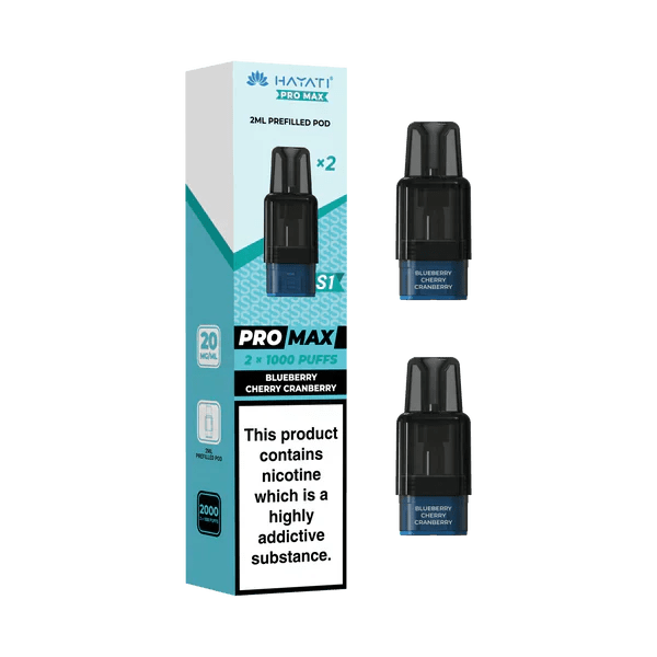 Hayati Pro Max S1 1000 Prefilled Pods – Rechargeable Pod Vape System UK - Noble Vape