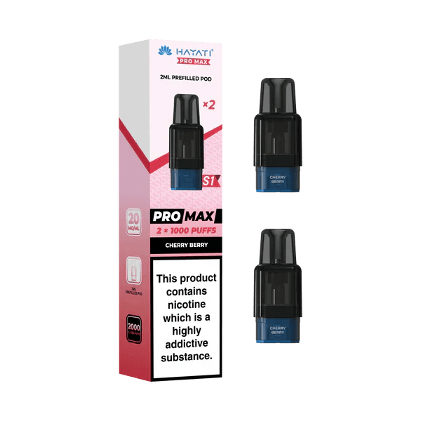 Hayati Pro Max S1 1000 Prefilled Pods – Rechargeable Pod Vape System UK - Noble Vape
