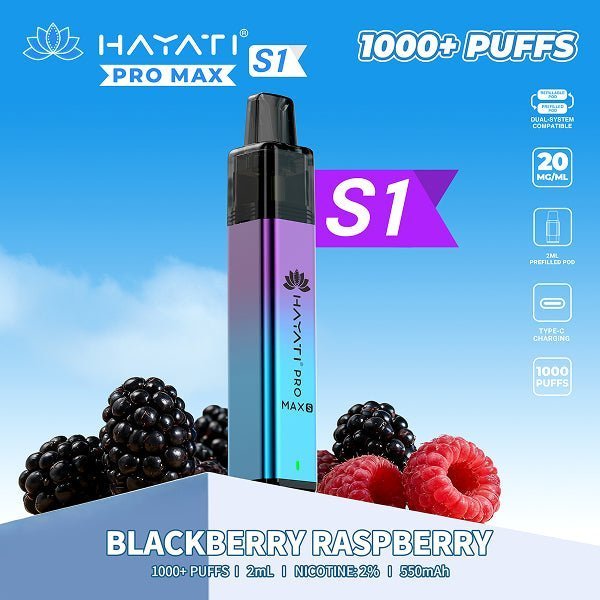 Hayati Pro Max S1 Prefilled Pod Vape Kit Rechargeable 1000 Puff Pod Noble Vape Hayati Pro Max S1 Prefilled Pod Vape Kit Rechargeable 1000 Puff Pod Noble Vape