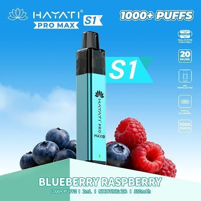 Hayati Pro Max S1 Prefilled Pod Vape Kit – Rechargeable 1000 Puff Pod System UK - Noble Vape