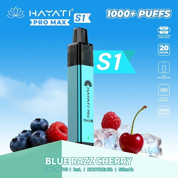 compact Hayati S1 vape device close-up