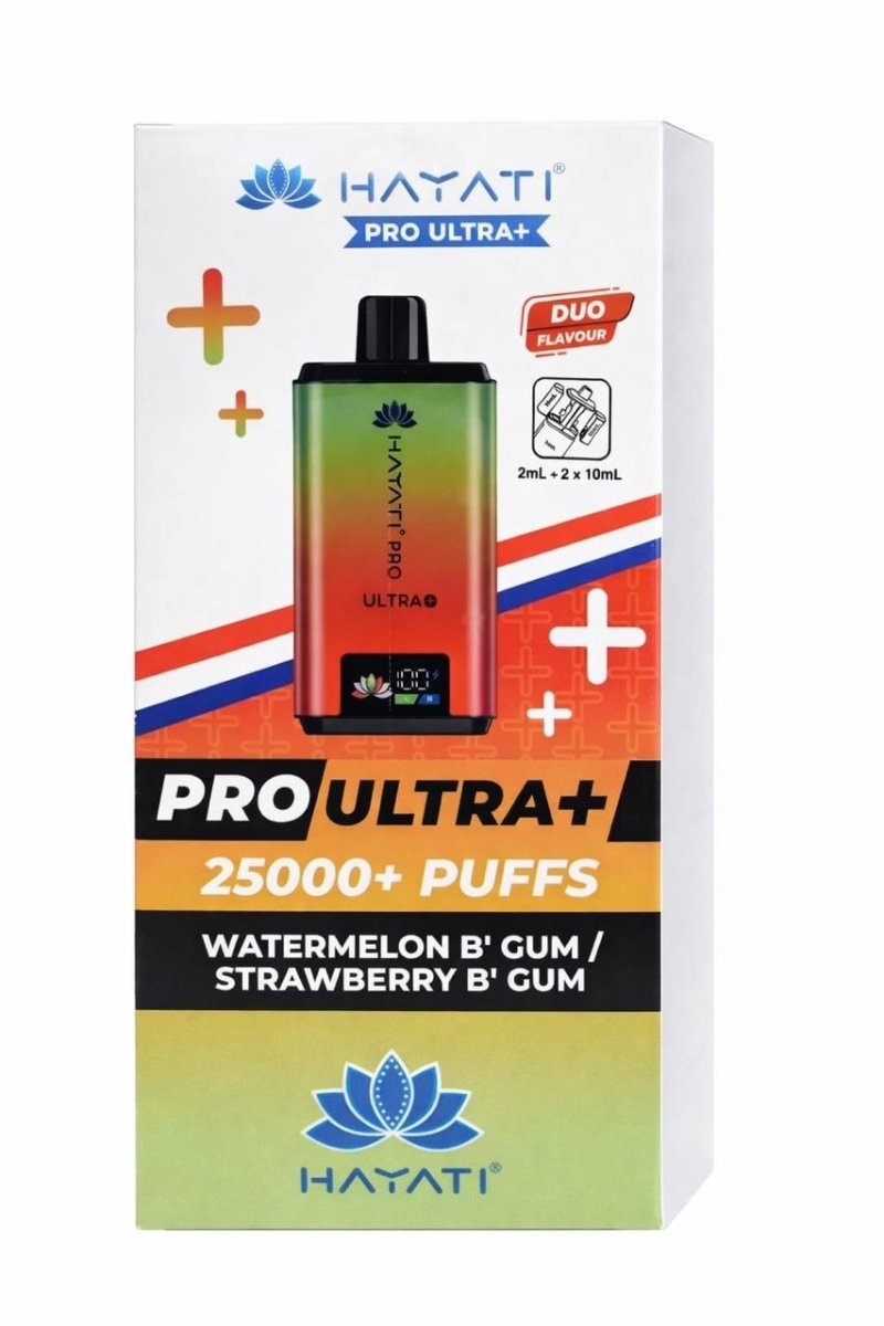 Hayati Pro Ultra 25000 Puffs Souvenir Edition Pod Vape Kit – Rechargeable Dual Flavour System UK - Noble Vape