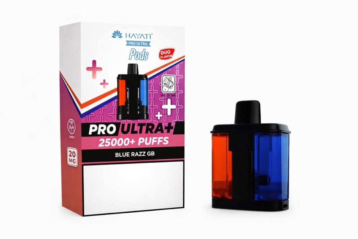 Hayati Pro Ultra 25000 Puffs Souvenir Edition Pod Vape Kit – Rechargeable Dual Flavour System UK - Noble Vape