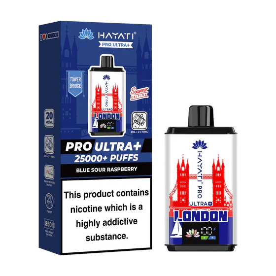 Hayati Pro Ultra 25K Souvenir Edition Pod Vape Kit – Rechargeable Dual Flavour System UK - Noble Vape