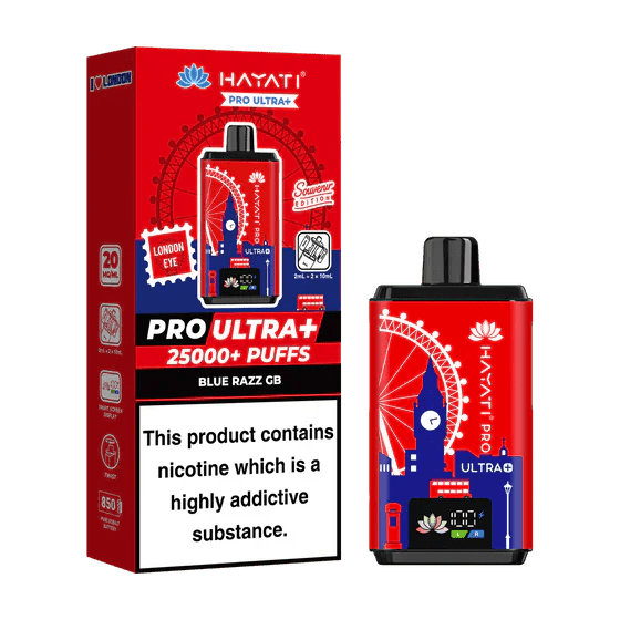 Hayati Pro Ultra 25K Souvenir Edition Pod Vape Kit – Rechargeable Dual Flavour System UK - Noble Vape