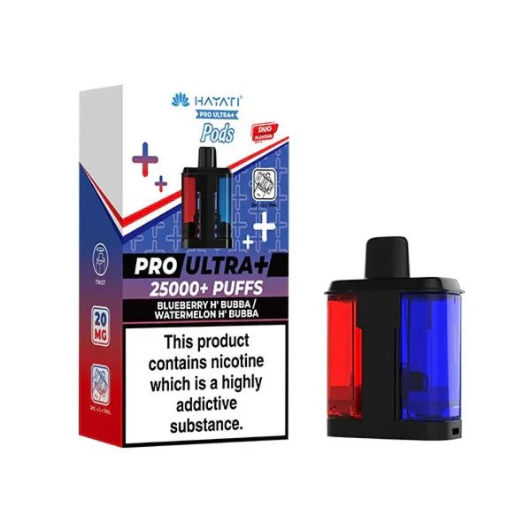 Hayati Pro Ultra Plus 25K Prefilled Pods – Replacement Dual Flavour Pods - Noble Vape