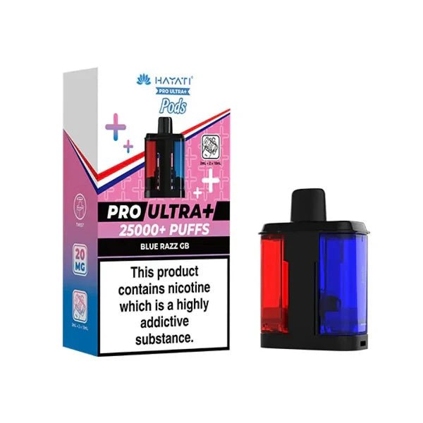 Hayati Pro Ultra Plus 25K Prefilled Pods – Replacement Dual Flavour Pods - Noble Vape