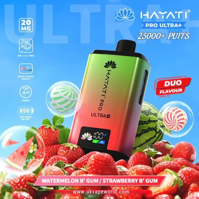 Hayati Pro Ultra Plus 25K Prefilled Vape Kit – 25,000 Puffs Rechargeable Pod System - Noble Vape