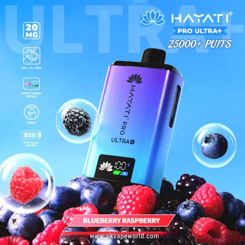 Hayati Pro Ultra Plus 25K Prefilled Vape Kit – 25,000 Puffs Rechargeable Pod System - Noble Vape