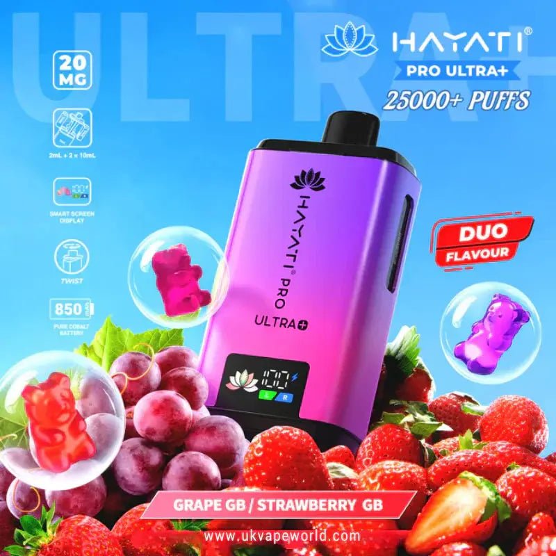 Hayati Pro Ultra Plus 25K Prefilled Vape Kit – 25,000 Puffs Rechargeable Pod System - Noble Vape