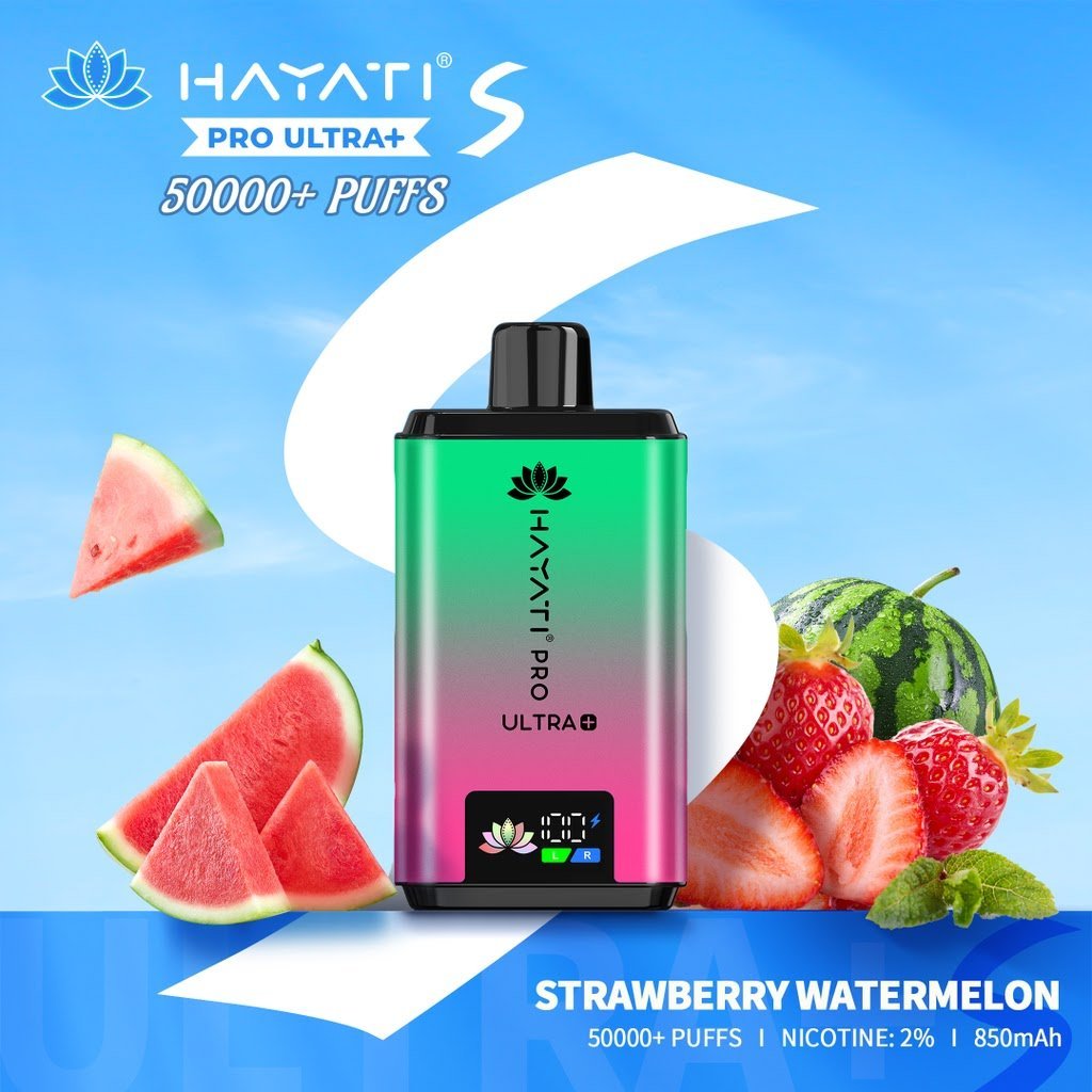 Hayati 50K dual flavour vape device UK
