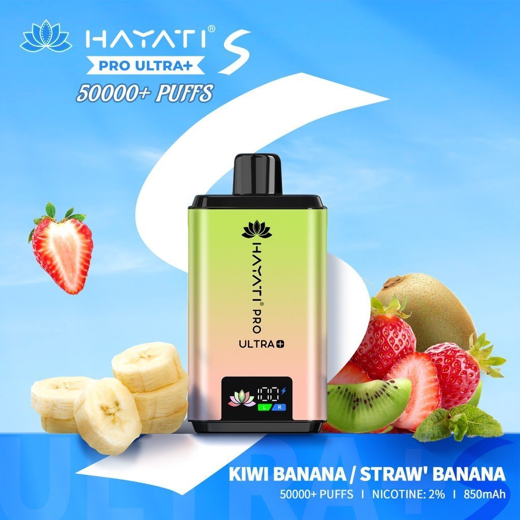Hayati Pro Ultra Plus S 50K Prefilled Pod Vape Kit – Rechargeable Dual Flavour System UK - Noble Vape