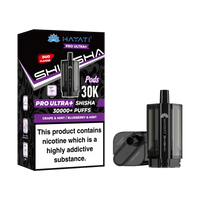 Hayati Pro Ultra Plus Shisha 30K Prefilled Pods – Replacement Dual Flavour Pods - Noble Vape Grape-Mint-Blueberry-Mint