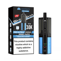 Hayati Pro Ultra Plus Shisha 30K Vape Kit – 30,000 Puffs Rechargeable Dual Flavour Pod System - Noble Vape Frozen-Blueberry-Raspberry-Frozen-Apple-Raspberry