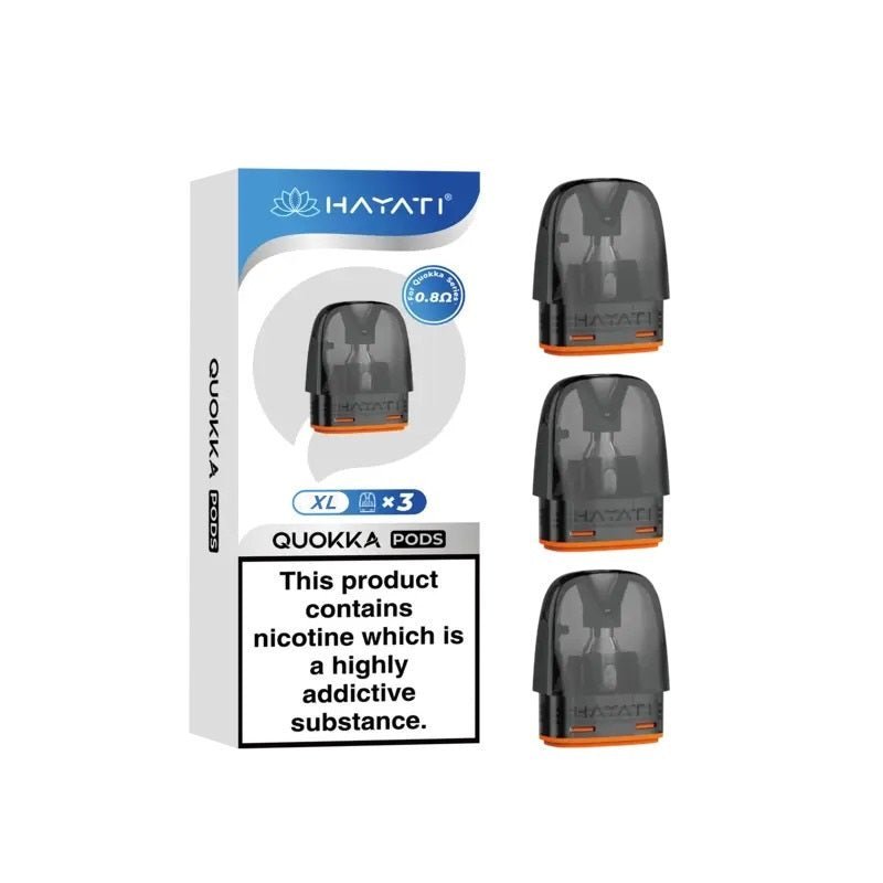 Hayati Quokka Replacement Vape Pods Pack of 3 Various Ohms - Noble Vape