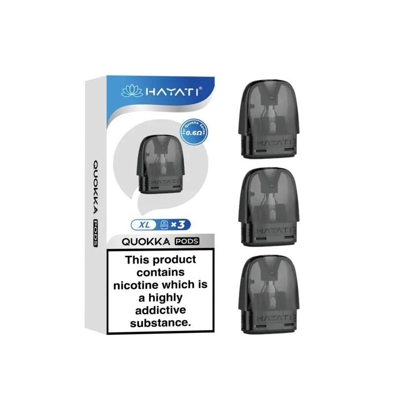 Hayati Quokka Replacement Vape Pods Pack of 3 Various Ohms - Noble Vape