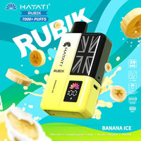 Hayati Rubik 7000 Puffs Prefilled Pod Vape Kit - Noble Vape Banana-Ice