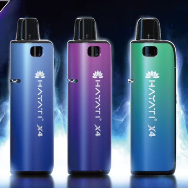 Hayati X4 Refillable Pod System Kit Sleek MTL Vape Device
