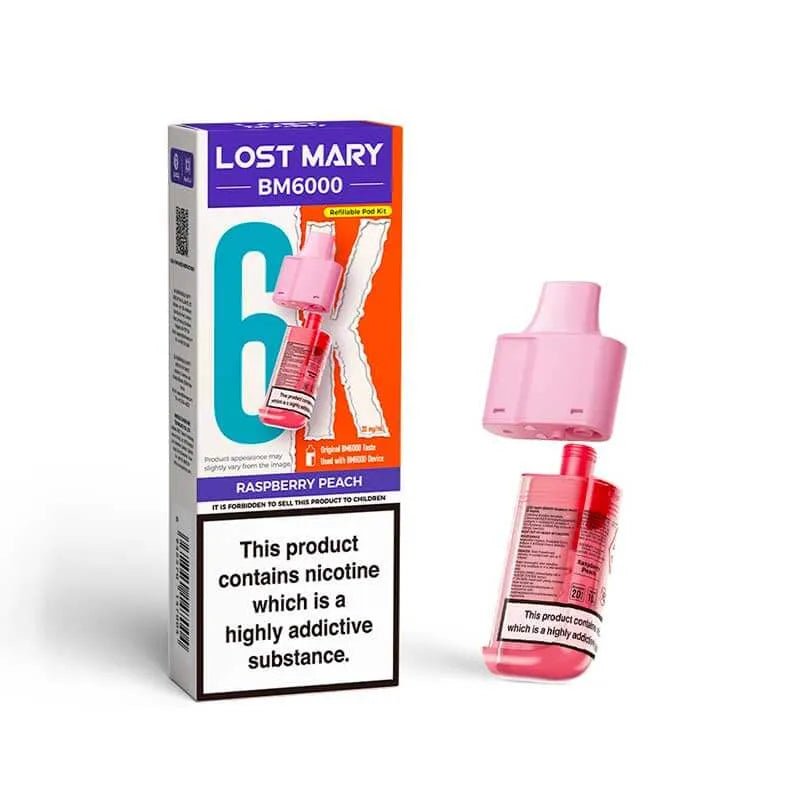 Lost Mary BM6000 Prefilled Pods – Replacement Pods for BM6000 Pod Vape Kit UK - Noble Vape
