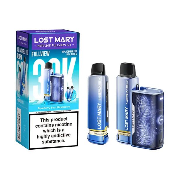 Lost Mary Nera 30K Fullview Prefilled Pod Vape Kit – Rechargeable 30000 Puff Pod System UK - Noble Vape