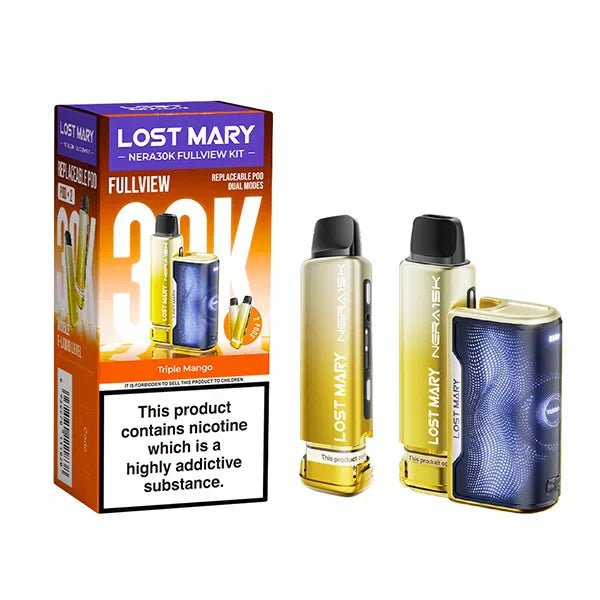 Lost Mary Nera 30K Fullview Prefilled Pod Vape Kit – Rechargeable 30000 Puff Pod System UK