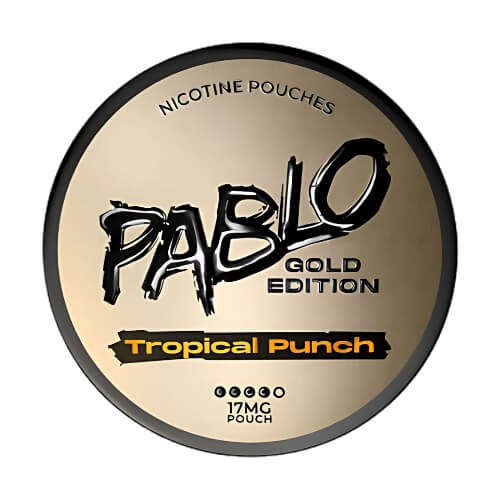 Pablo Gold Edition Nicotine Pouches – Strong 17mg Tobacco - Free Nicotine Pouches UK - Noble Vape
