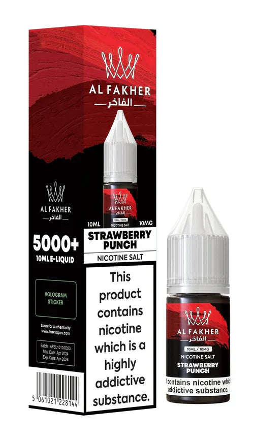 Al Fakher nicotine salt vape juice flavours