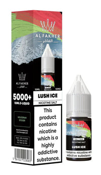 Al Fakher Nic Salt E‑Liquid 10ml – Premium Nicotine Salt Vape Juice UK (Multiple Flavours) - Noble Vape Lush-Ice