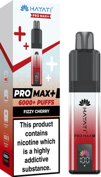 Hayati Pro Max+ 6000 Puffs Prefilled Kit - Noble Vape Fizzy-Cherry