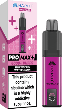 Hayati Pro Max+ 6000 Puffs Prefilled Kit - Noble Vape Strawberry-Watermelon