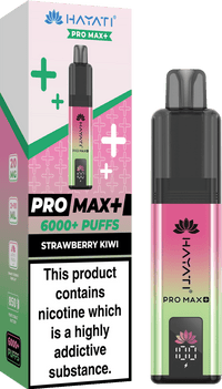 Hayati Pro Max+ 6000 Puffs Prefilled Kit - Noble Vape Strawberry-Kiwi